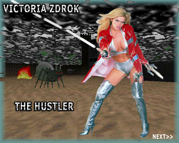 Long legs supermodel Victoria Zdrok becomes a bounty hunter in post apocalyptic world